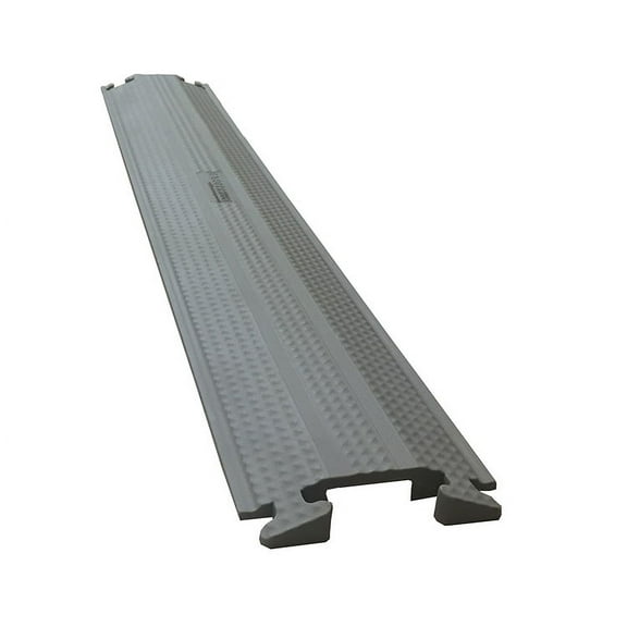 36" Home 'n' Office Low Profile Drop Over Cable Rubber Cord Protector - Gray