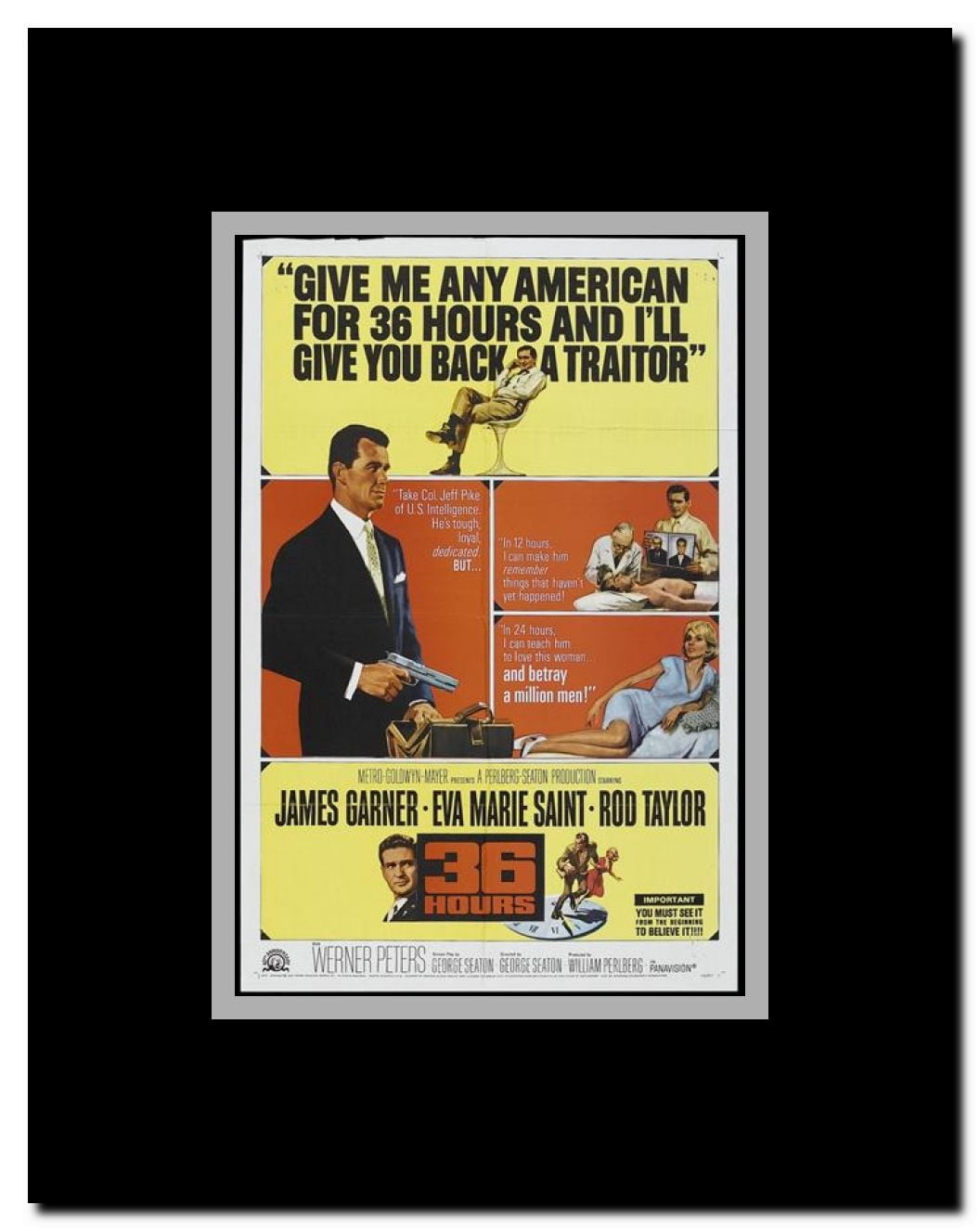 36 Hours Framed Movie Poster