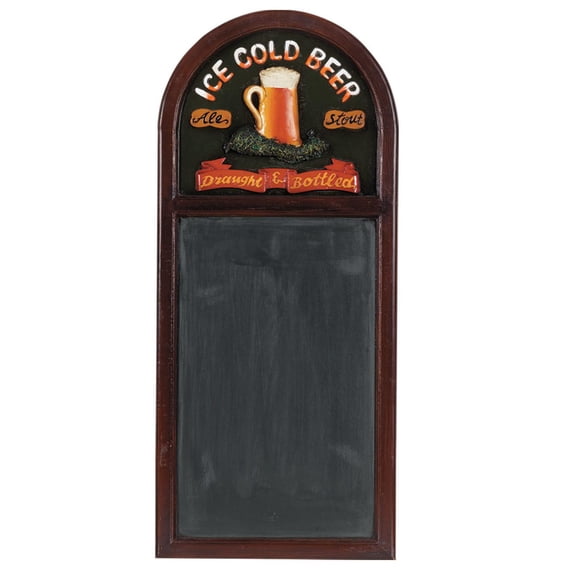 ram gameroom products 36-inch pub sign chalkboard inch ice cold beer inch