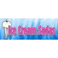 thumbnail image 1 of 36" ICE CREAM SODAS DECAL sticker cones sundae floats banana split egg cream, 1 of 1