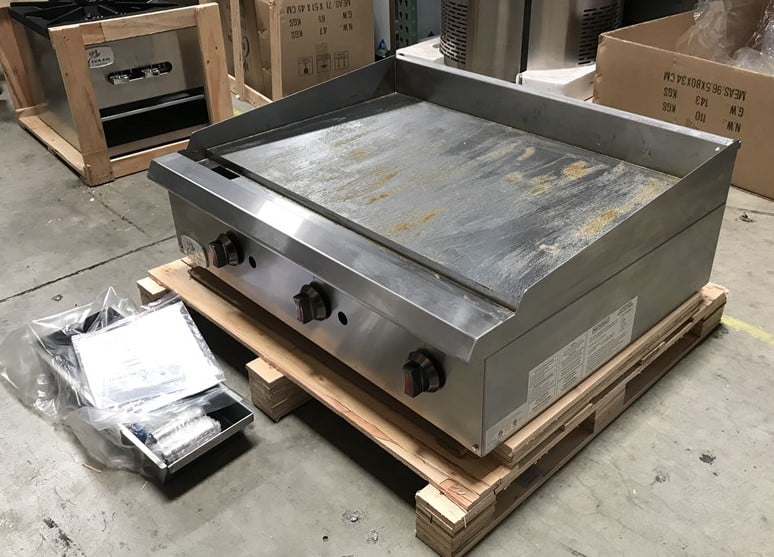 36 INCH Gas Griddle Flat Top Grill stove propane LP natural gas RESTAURANT EQUIPMENT CDMG36 NSF