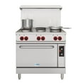thumbnail image 1 of 36 In. Commercial Electric Range with 6 Burners and 1 Standard Electric Oven in Stainless Steel - 208V 3 Phase, 1 of 13