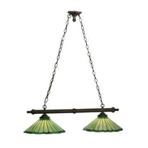 36 In. Long Caprice 2 Light Island Pendant