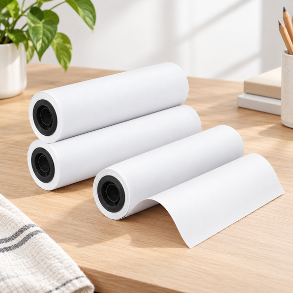 36 In x 150 Ft | 2" core, 20lb | 4 Rolls Wide Format Plotter Paper
