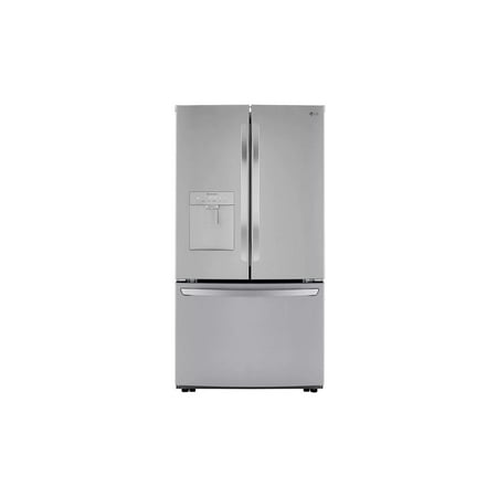 LG - 29 Cu. Ft. French Door Smart Refrigerator with External Water Dispenser - Stainless Steel