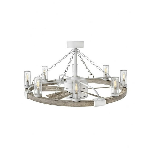 Hinkley Lighting - 36``with 28``Ceiling Fan - Fan - Sawyer - 36 Inch 5 Blade