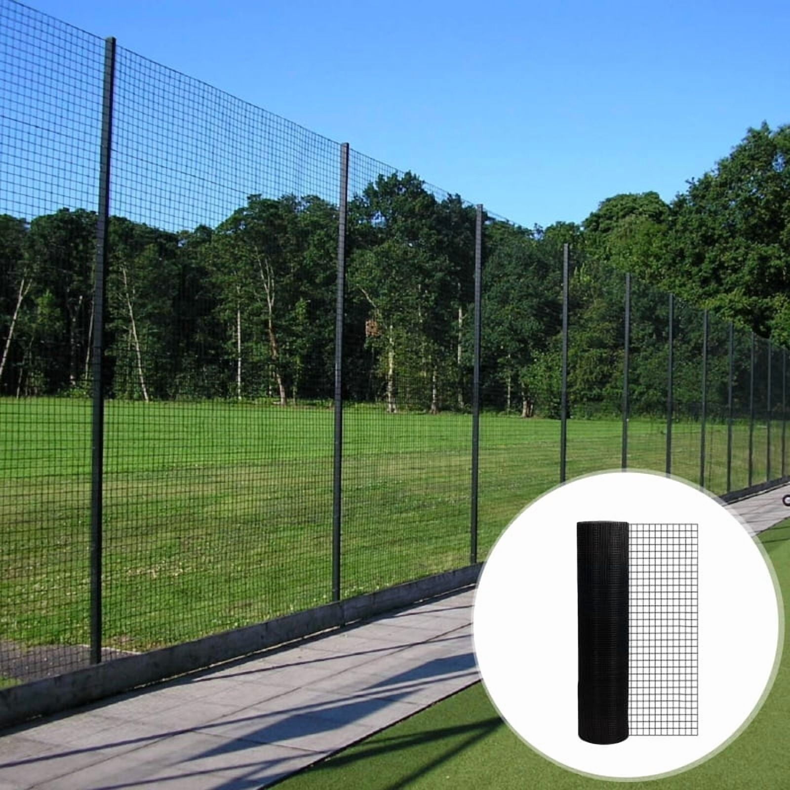 36 InchÃ50 Ft Black Vinyl Coated Hardware Cloth 19 Gauge 1 4 Inch Black PVC Hardware Cloth Black Welded Wire Fence Supports Poultry-netting Cage-home Improvement And Chicken Coop