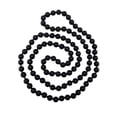 thumbnail image 1 of 36 Inch 8MM Matte Finish Semi-precious Genuine Black Onyx Stone Long Endless Infinity Beaded Strand Necklace., 1 of 4