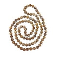 thumbnail image 1 of 36 Inch 8MM Matte Finish Semi-precious Genuine Picture Jasper Long Endless Infinity Beaded Strand Necklace., 1 of 2