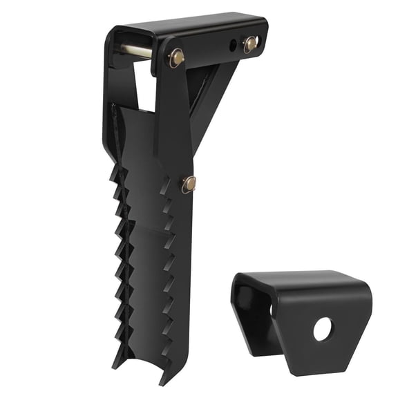 36 Inch Backhoe Thumb, 1/2 Inch Thick Steel Excavator Attachment - Weld On Hoe Clamp, Adjustable Bolt-On Design