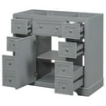 thumbnail image 1 of 36 Inch Bathroom BathroomWith 6 Drawers, Adjustable Shelf, SolidWaterproof BathroomOnly, 1 of 9