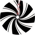 thumbnail image 1 of 36 Inch Black Swirl Christmas Tree Skirt Sweet Candy Cane Black and White Ornaments Home Party Decoration, 1 of 6