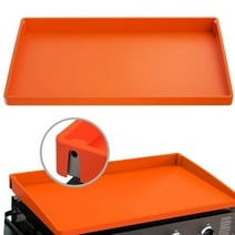 36 Inch Blackstone Griddle with Orange Cover, Heavy Duty Food Grade Silicone Grill Cover