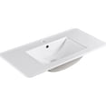 thumbnail image 1 of 36 Inch Ceramic Bathroom Vanity Sink with Faucet Hole / Water - Resistant, Sleek Design, 1 of 3