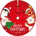thumbnail image 1 of 36 Inch Christmas Tree Skirt, Merry Christmas Tree Ornament for Xmas Holiday New Year Party Home Decoration, 1 of 6