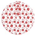 thumbnail image 1 of 36 Inch Christmas Tree Skirt – Velvet Plush Tree Mat, Soft Thickened Polyester with Red Ties, Single-Sided Printing, Available in 30in/36in/48in, Perfect for Holiday Xmas Tree Decoration, 1 of 7