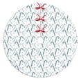 thumbnail image 1 of 36 Inch Christmas Tree Skirt – Velvet Plush Tree Mat, Soft Thickened Polyester with Red Ties, Single-Sided Printing, Available in 30in/36in/48in, Perfect for Holiday Xmas Tree Decoration, 1 of 7