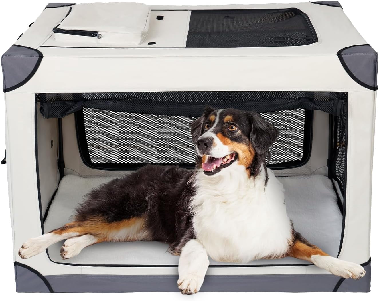 30 Inch Dog Crate Ownpets Collapsible Dog Crate, 36 Inch Portable ...