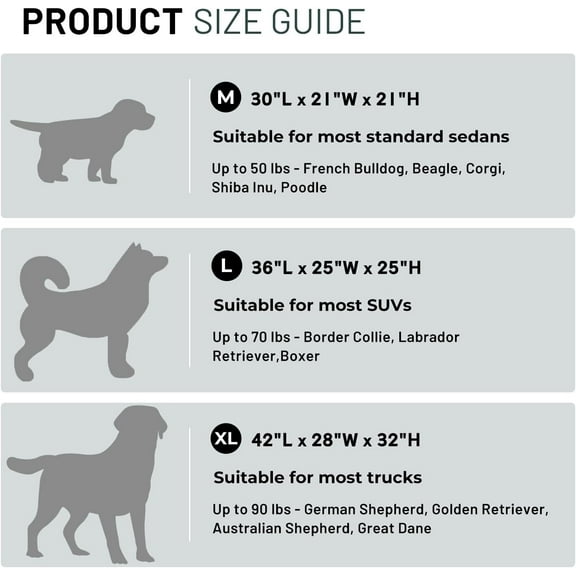 36 Inch Collapsible Dog Crate for Large Dogs - Portable Dog Travel Crate Soft Sided with Breathable Mesh Windows, Foldable Dog Kennel for Indoor and Outdoor, Grey