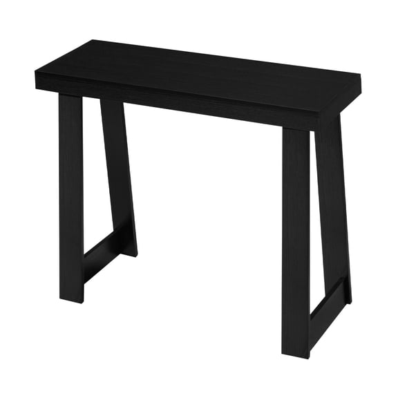 36 Inch Console Table, Modern Wood Rectangle Narrow Sofa Table, Easy Assembly for Hallway Living Room Bedroom, Black