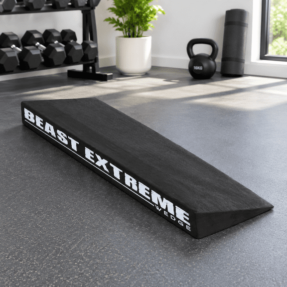 36-Inch Extra Wide Solid Polyethylene Yoga and Weightlifting Wedge Block