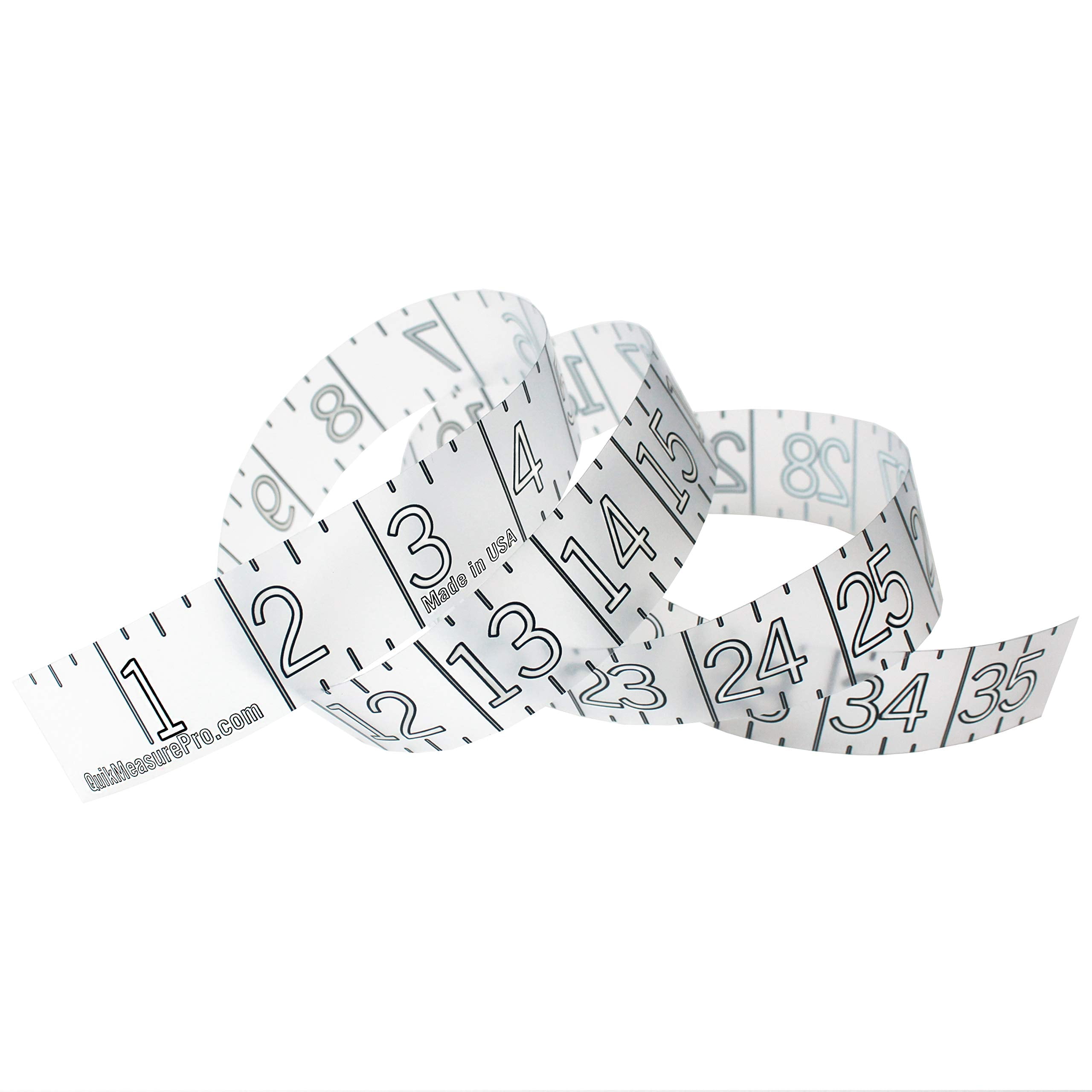 36 Inch Fish Measuring Ruler Sticker, Waterproof Transparent Decal Tape ...