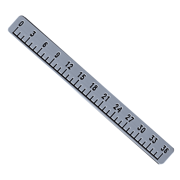 36 Inch Fish Ruler, Adhesive EVA Foam Boat Measuring Tool, Bold Numbers, Comfy Grip, Waterproof, Corrosion Resistant, Customizable