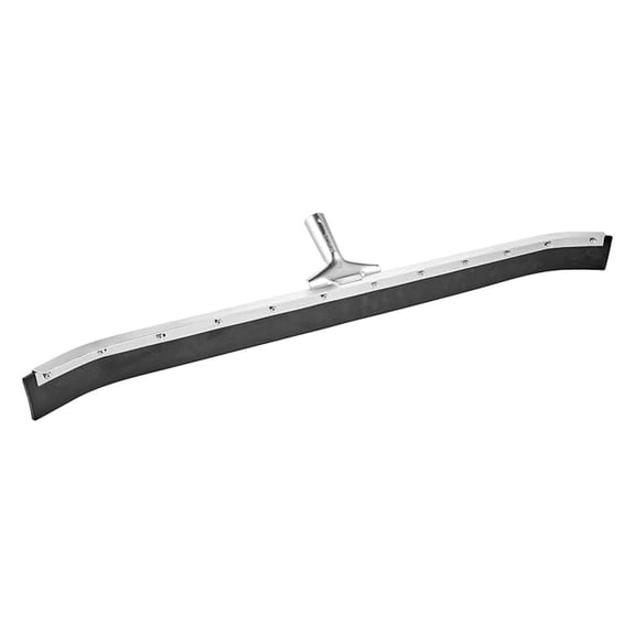36 Inch Floor Squeegee - Industrial Steel Scraper - Heavy Duty Rubber Blade - Wet/Dry Use - Garage, Warehouse, Construction, Concrete Floors