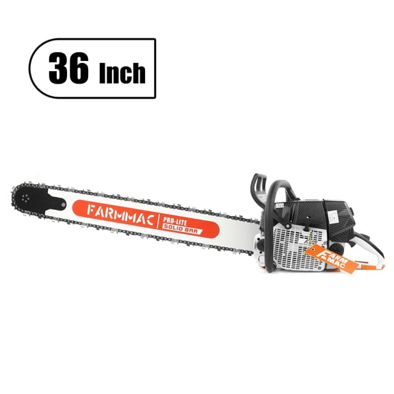 36 Inch Gas Chainsaw 92cc Chainsaw 2-Cycle Gasoline Power Chain Saws 5.2KW 7HP All Parts Compatible with MS660 G660 (With 36" Alloy Bar & Chain)