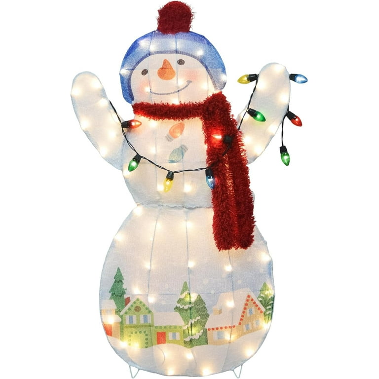 36 Inch Hallmark Christmas Snowtop Lodge Snowman Holiday
