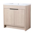 thumbnail image 1 of 36 Inch - High-Quality Eco-Friendly Plywood - Bathroom Function - Water-Resistant Vanity Base, 1 of 7