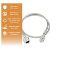 thumbnail image 1 of 36” Inch Hose - Direct Adapter Kit - Connect Your CO2 Tank to Your Soda Maker - 100% Stainless Steel - Up to 5000 psi Pressure - (CGA320 to TR21-4) - Compatible w/ Soda Stream - Quality Tested, 1 of 7