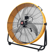 36 Inch Industrial Drum Fan,750W 18000 CFM High Velocity Floor Fan,3-Speed Heavy Duty Metal Air Circulator with 60° Adjustable Tilt for Shop,Warehouse,Workshop,Garage,Factory