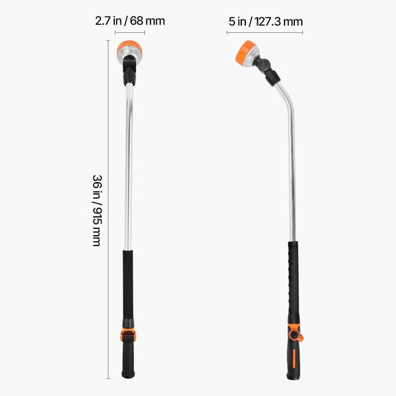 36 Inch Long Garden Watering Wand 8 Spray Modes Adjustable Irrigation Spray Stick
