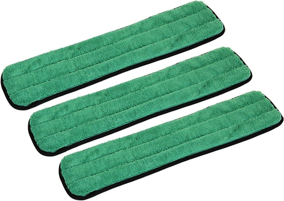 36 Inch Microfiber Dry Dusting Mop Pad For Flat Mop Frames (Pack Of 3