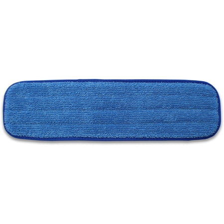 36 Inch Microfiber Mop Pad - Hook and Loop Fastener, Launderable, Wet/Dry 50/Case