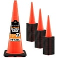 thumbnail image 1 of 36 Inch Orange Traffic Cones, 48-Pack - Multipurpose PVC Plastic Safety Cone for Parking, Soccer, Caution, Kids and Construction - by Xpose Safety, 1 of 7