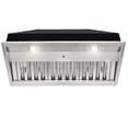 thumbnail image 1 of Akicon 36 Inch Stainless Steel Range Hood Insert, 600 CFM Ducted Built-in Vent Hood, Ultra Quiet, Dimmable Cool & Warm Dual LED Lights, Dishwasher Safe Filters, 1 of 8
