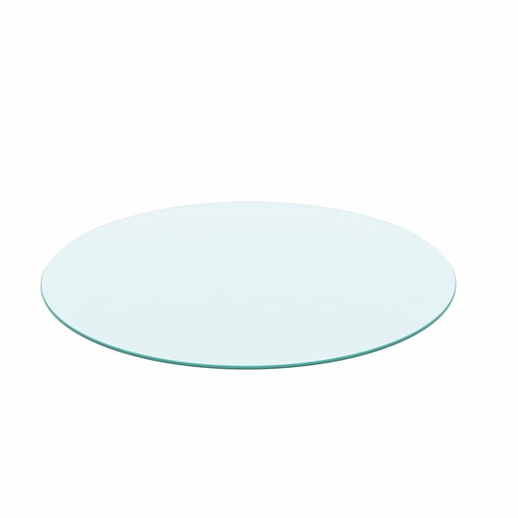 36 Inch Round Glass Dining Table Top,Circle Tempered Glass Kitchen Table Top with 1/4" Inch Thick for Dining,Restaurant Table