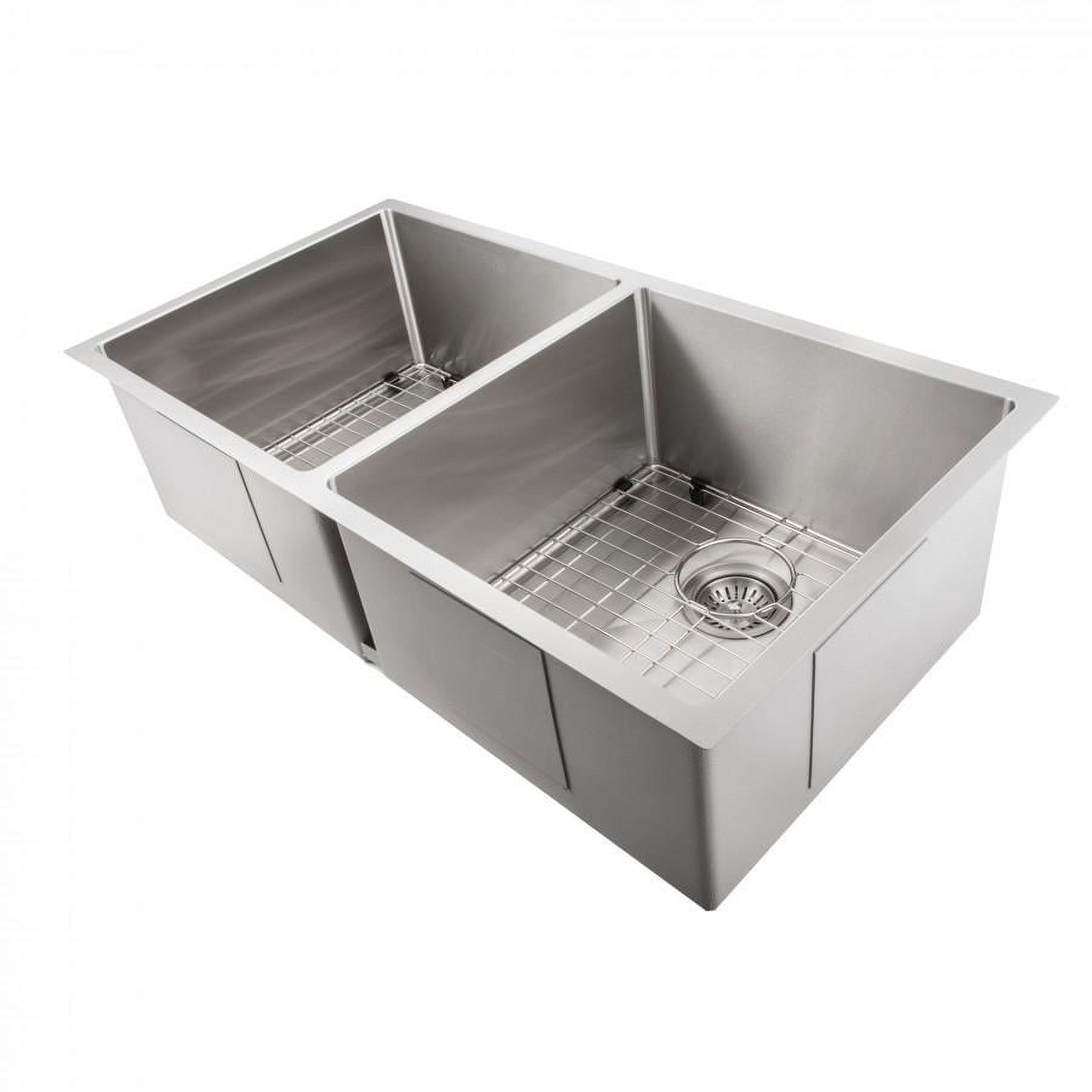 36 Inch Undermount Double Bowl Sink in Stainless Steel - Walmart.com