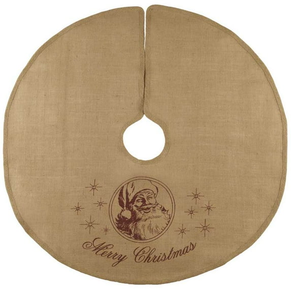 36 Inch Vintage Santa Tree Skirt