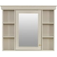 thumbnail image 1 of 36 Inch Wall Mounted Medicine Cabinet, Bathroom Storage Cabinet with Mirror Door and 6 Adjustable Open Shelf, Mirror Cabinet for Bathroom, 1 of 7