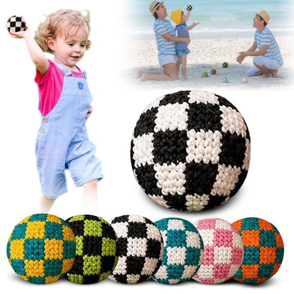 36 Inch Woven Sand Balls, Coordination Training For Hand Throwing Catching Play, Outdoor For Kids Teens & S Backyard Picnic
