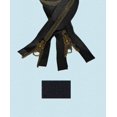 thumbnail image 2 of YKK #5 Antique Brass 2-Way Slider For Metal Zipper - Short Beer Tab 2 of 6