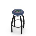 thumbnail image 1 of L8B2C Florida 36" Swivel Bar Stool with a Black Wrinkle and Chrome Finish, 1 of 2