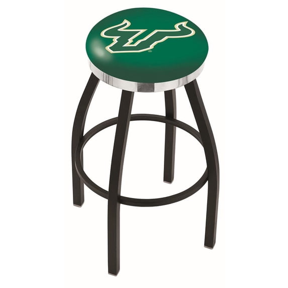 Holland Bar Stool L8B2C36SouFla 36 in. South Florida Bar Stool with Bulls Logo Swivel Seat
