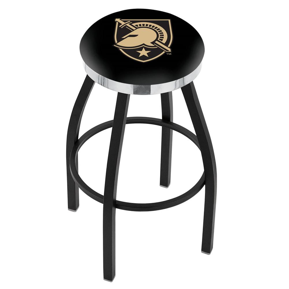 36 L8B2C Black Wrinkle US Military Academy ARMY Swivel Bar Stool 36 l8b2c black wrinkle us military academy army swivel bar stool