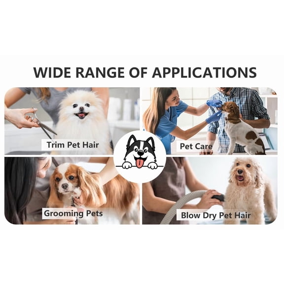 36''Large Dog Grooming Table, Foldable Pet Station at Home, Dog Grooming Table,Adjustable Cat Drying Desktop with Arms, Nooses, Mesh Tray (36Inch Pet Grooming Table Black)