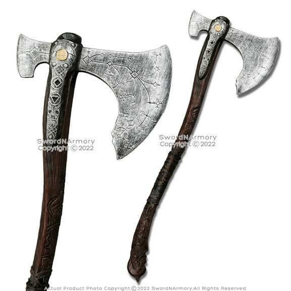 36 Leviathan War Viking Axe Foam Fantasy Kratos Video Game Cosplay