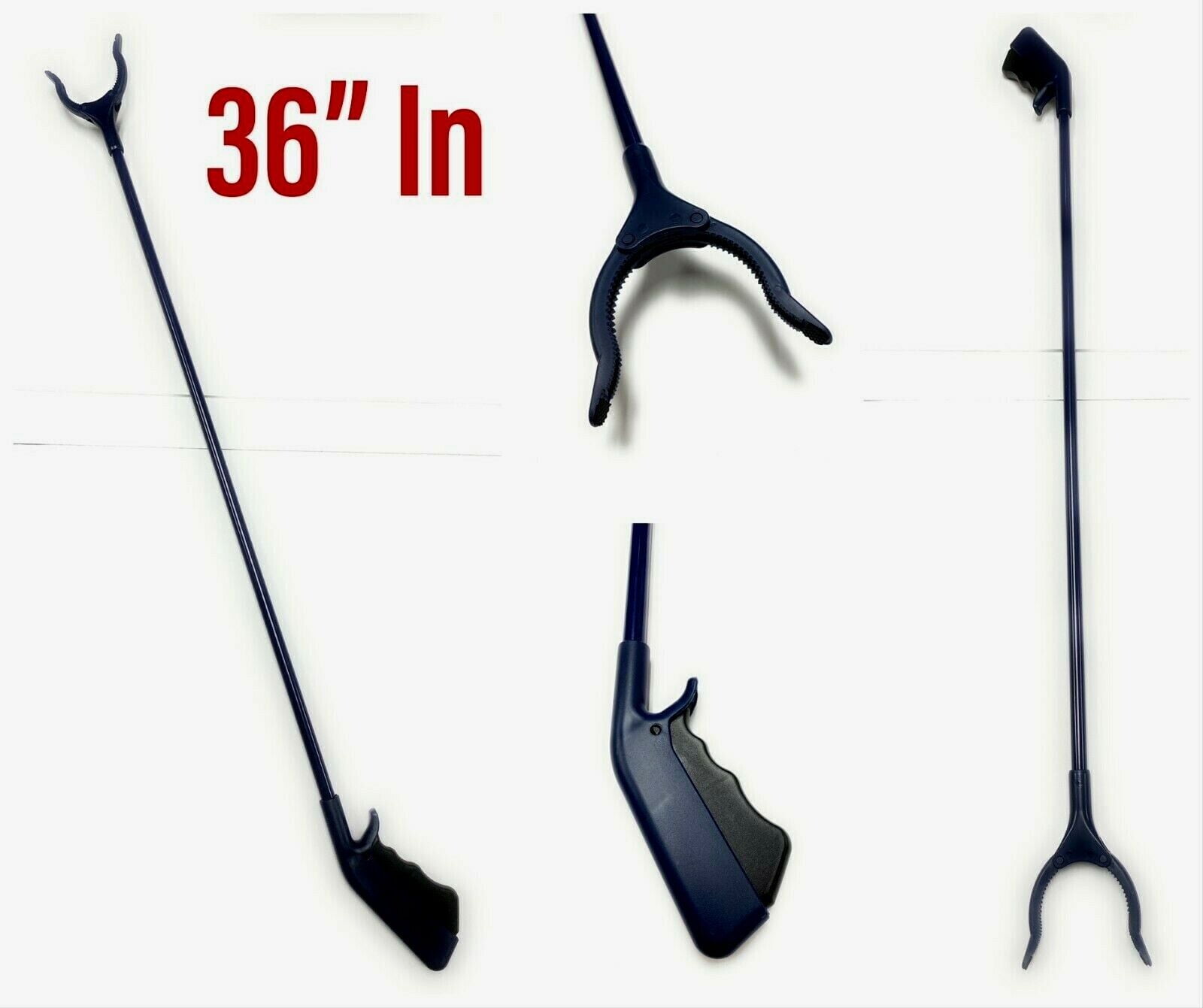 36" Long Heavy Duty Garbage Trash Pick Up Picker Upper Reaching Grabber